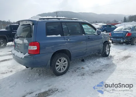 2007 Toyota Highlander Hybrid V6 z USA, uszkodzony, nr VIN JTEHW21AX70040838